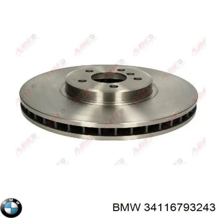 34116793243 BMW диск тормозной передний