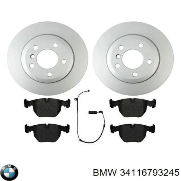 Передний тормозной диск BMW 34116793245