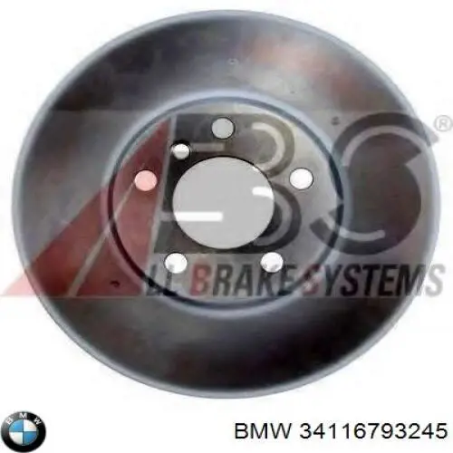 Тормоз дисковый передний BMW 34116793245 цена, от 97.62 USD