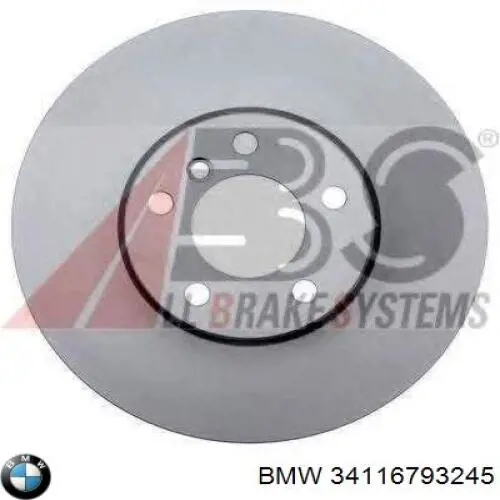 Купить 34116793245 BMW Ротор тормозной