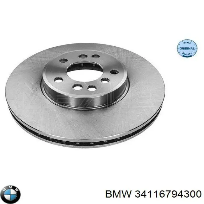 34116794300 BMW диск тормозной передний