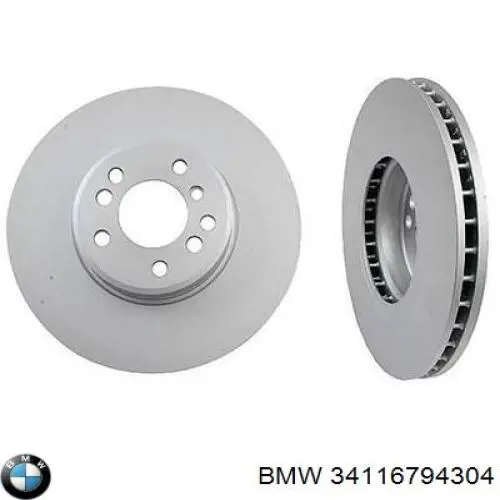 34116794304 BMW диск тормозной передний
