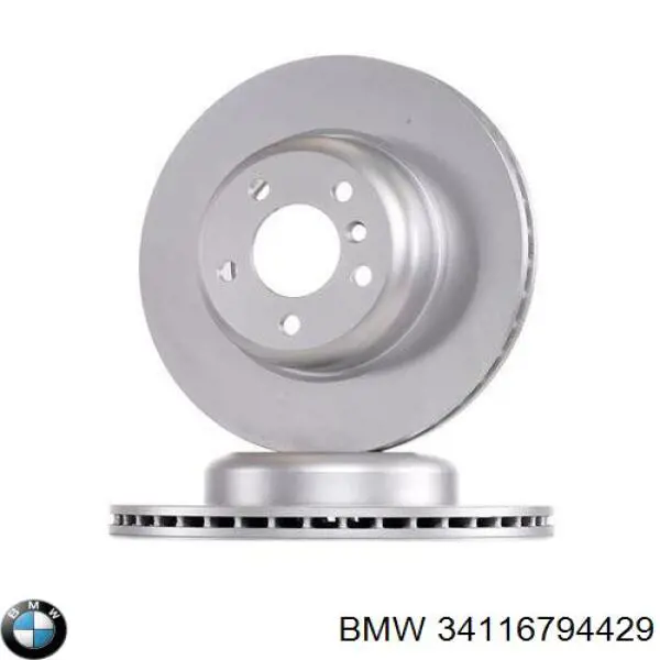 34116794429 BMW Диск тормозной передний