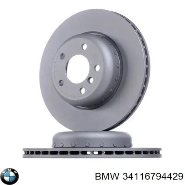 Передний тормозной диск BMW 34116794429