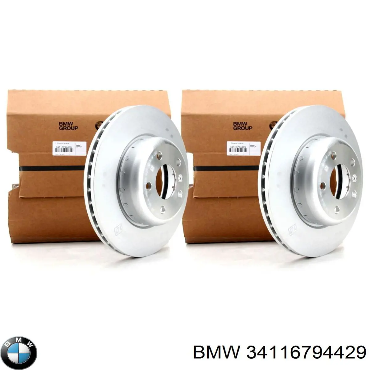 Передние тормозные диски 34116794429 BMW