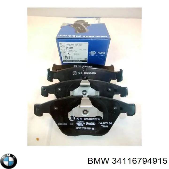 Sapatas do freio dianteiras de disco BMW 34116794915 preço, a partir de 80,17 USD