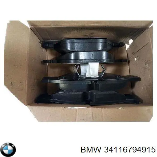 34116794915 BMW Sapatas do freio dianteiras de disco