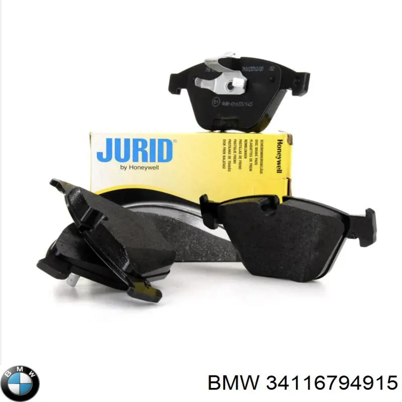 Compre 34116794915 BMW Sapatas do freio dianteiras de disco