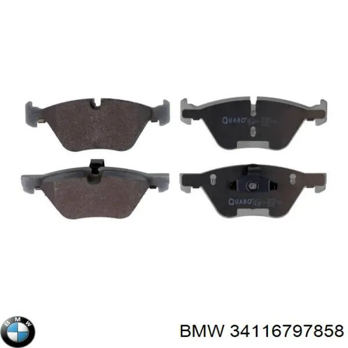 34116797858 BMW Колодки передние