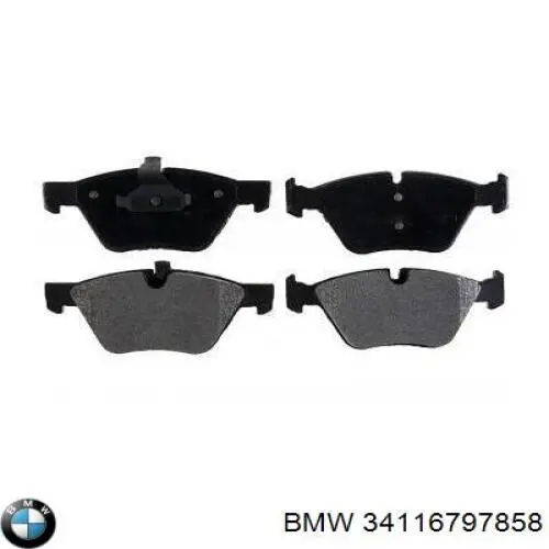 Колодки BMW 34116797858 цена, от 27.59 USD