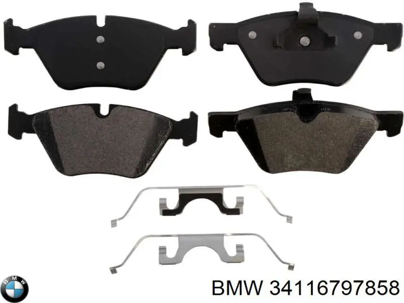 Купить 34116797858 BMW Колодки тормозные