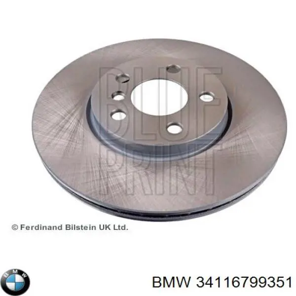 Тормоз дисковый передний BMW 34116799351 цена, от 154.86 USD