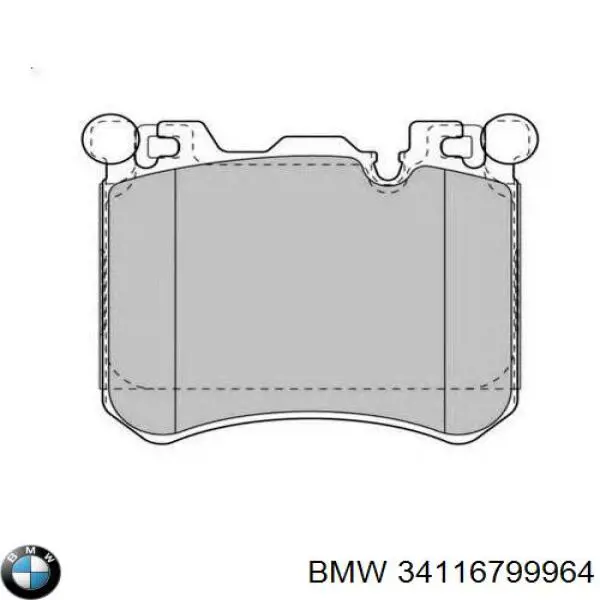 Колодки BMW 34116799964 цена, от 418.81 USD