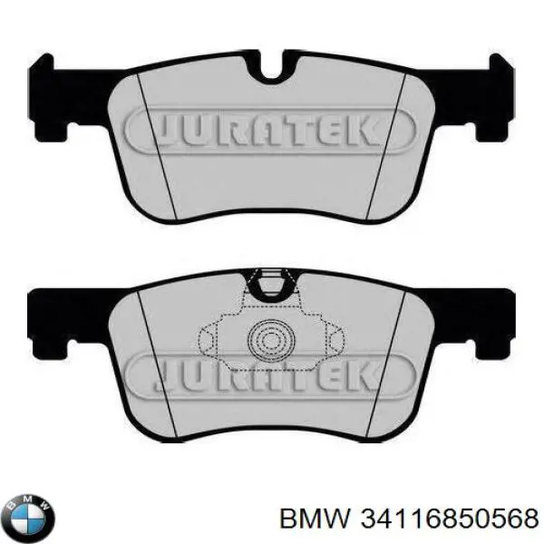Колодки BMW 34116850568 цена, от 122.02 USD