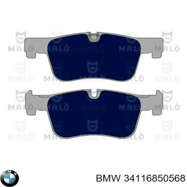 Тормозные колодки BMW 34116850568