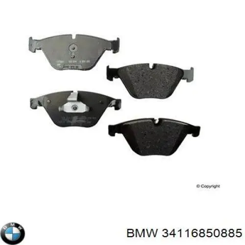 Купить 34116850885 BMW Колодки тормозные
