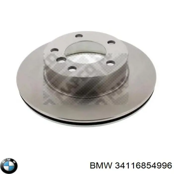 Передние тормозные диски 34116854996 BMW
