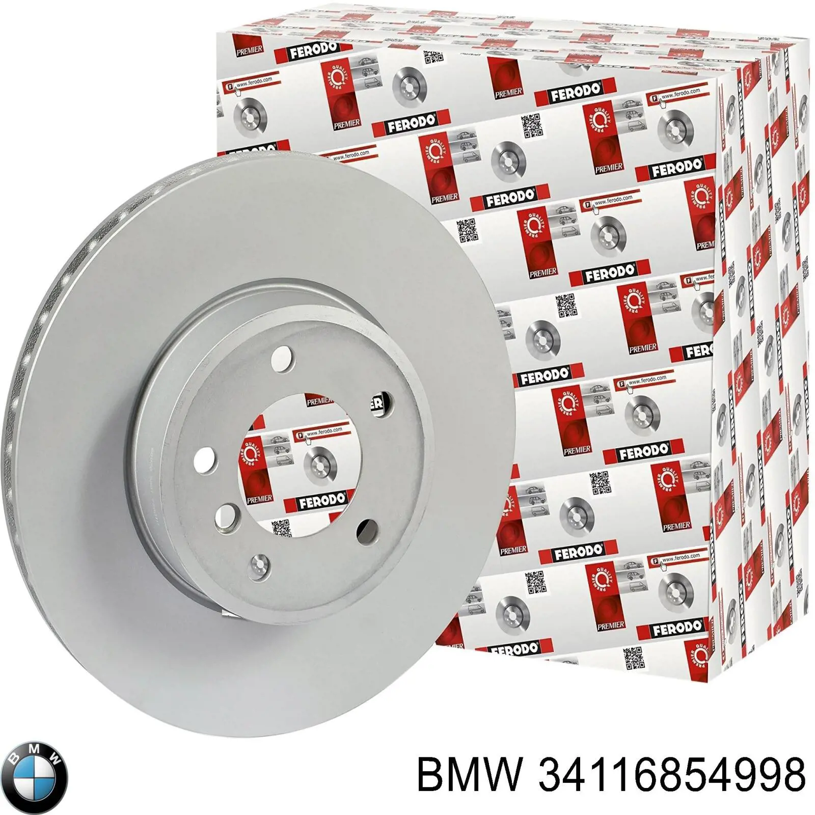 Купить 34116854998 BMW Ротор тормозной