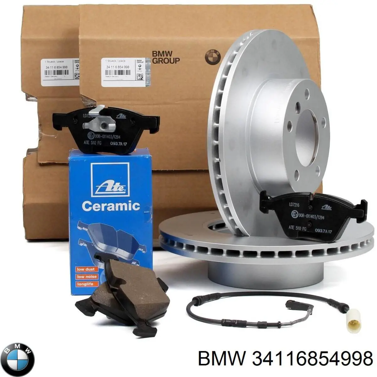 Купить 34116854998 BMW Ротор тормозной