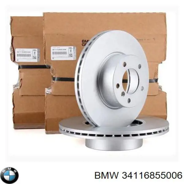 34116855006 BMW disco do freio dianteiro