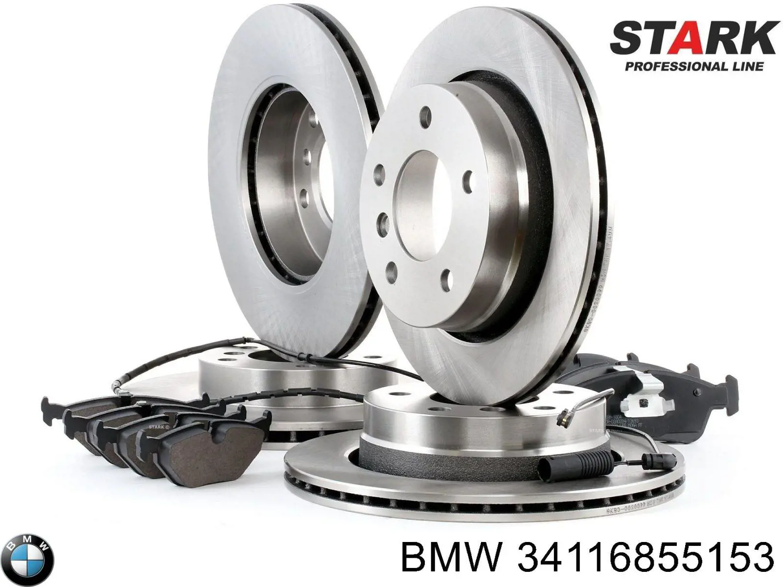 Передний тормозной диск BMW 34116855153