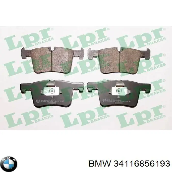 Купить 34116856193 BMW Колодки тормозные