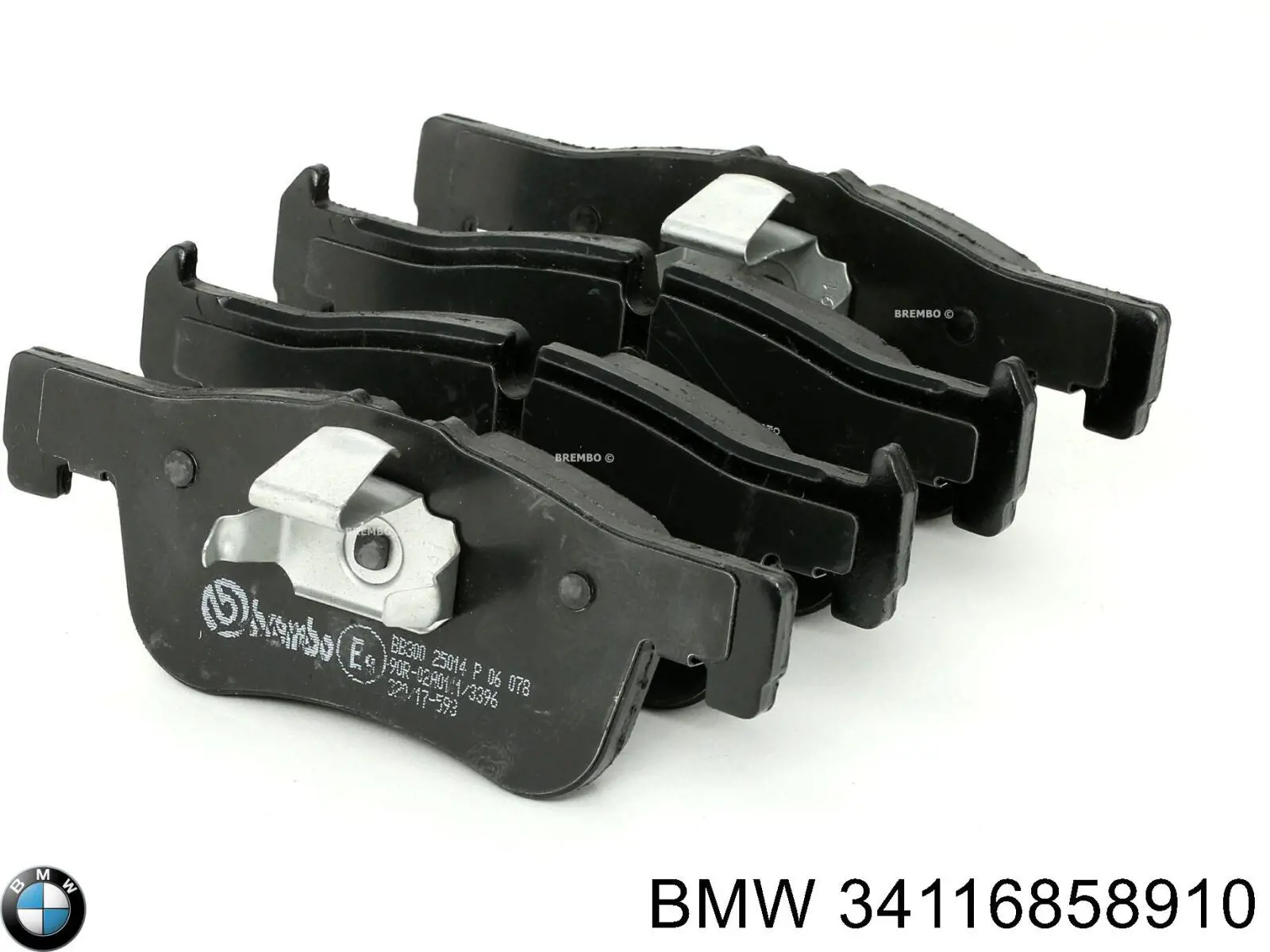 34116858910 BMW Sapatas do freio dianteiras de disco