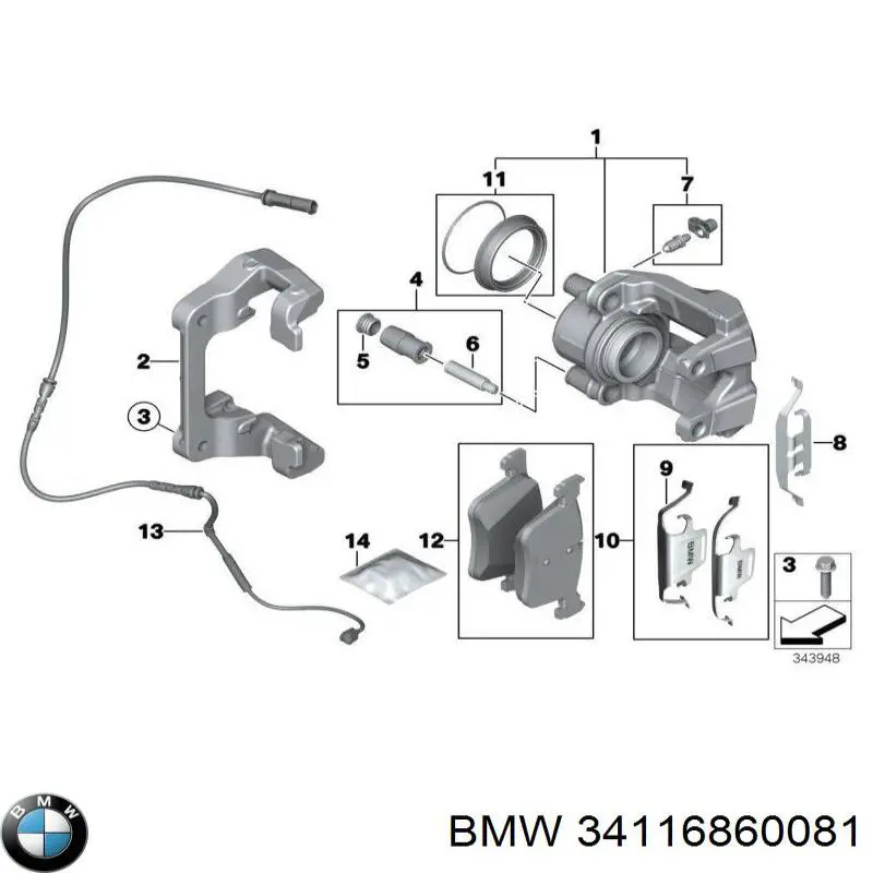 34116860081 BMW 