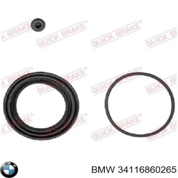 34116860265 BMW suporte do freio traseiro direito