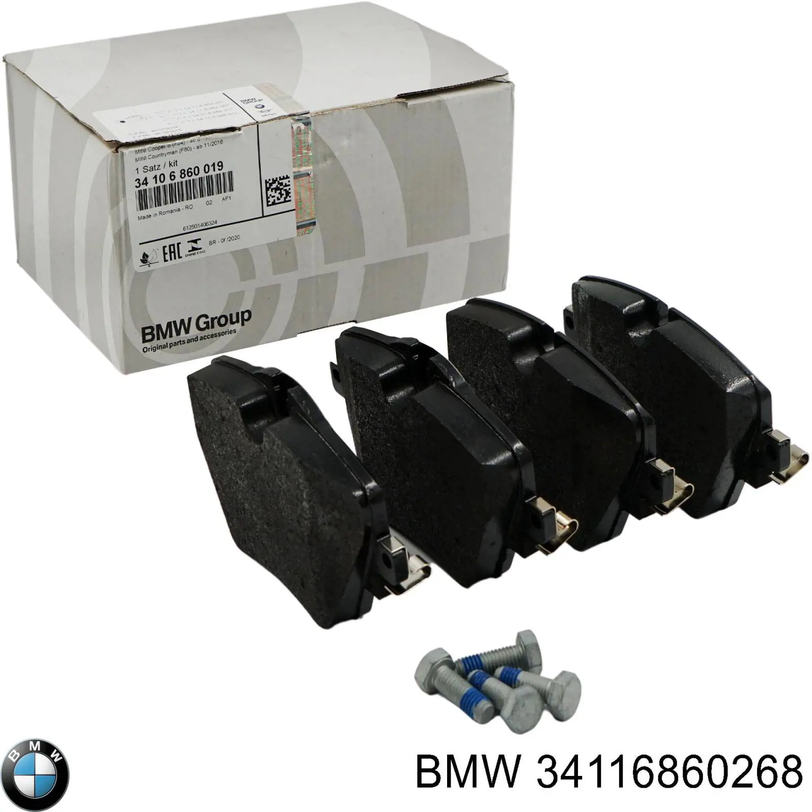 Купить 34116860268 BMW Суппорт тормозной передний правый