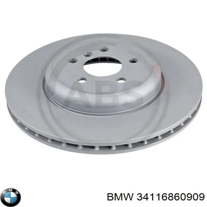 34116860909 BMW Диск тормозной передний