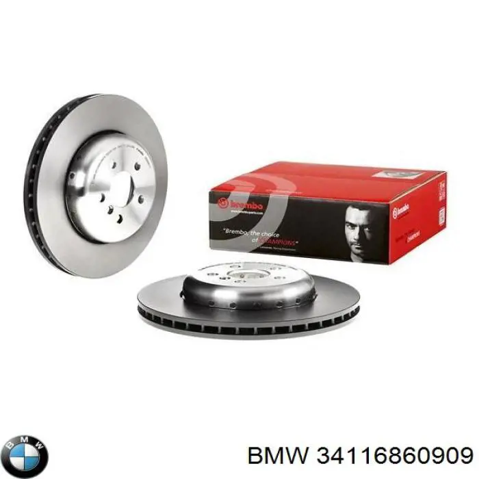Купить 34116860909 BMW Ротор тормозной