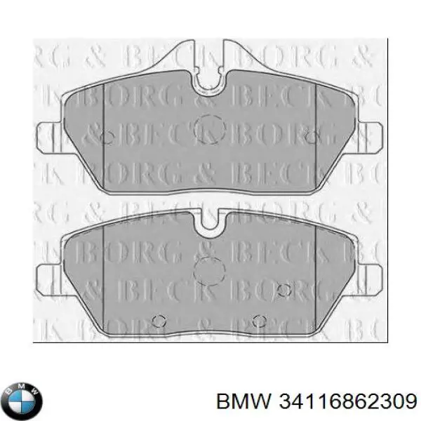Колодки BMW 34116862309 цена, от 51.61 USD