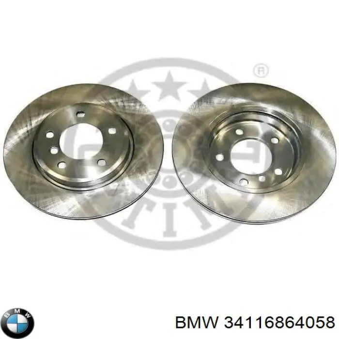 Передний тормозной диск BMW 34116864058