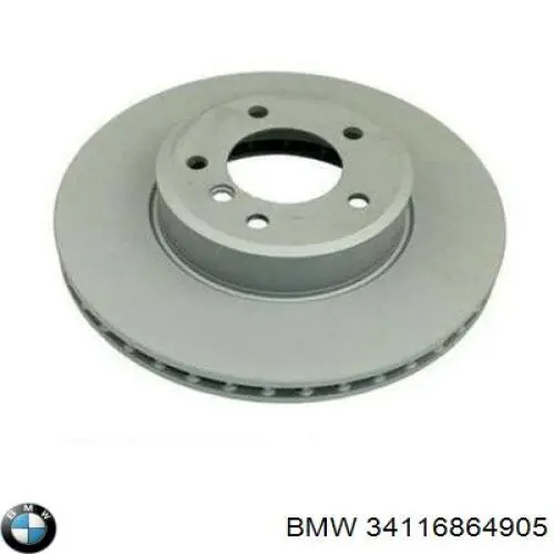 Freno de disco delantero 34116864905 BMW