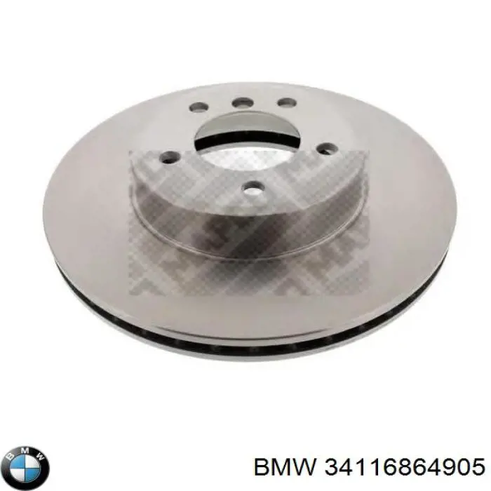 Тормоз дисковый передний BMW 34116864905 цена, от 103.20 USD