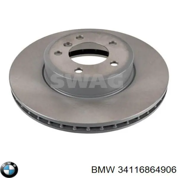 Freno de disco delantero 34116864906 BMW