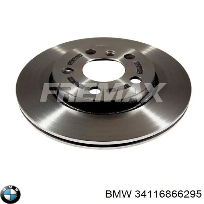 Передний тормозной диск BMW 34116866295