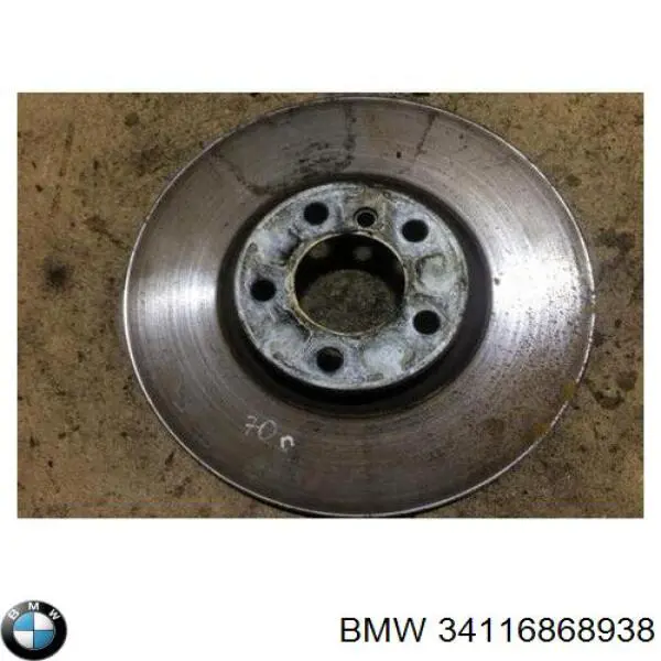 Передний тормозной диск BMW 34116868938