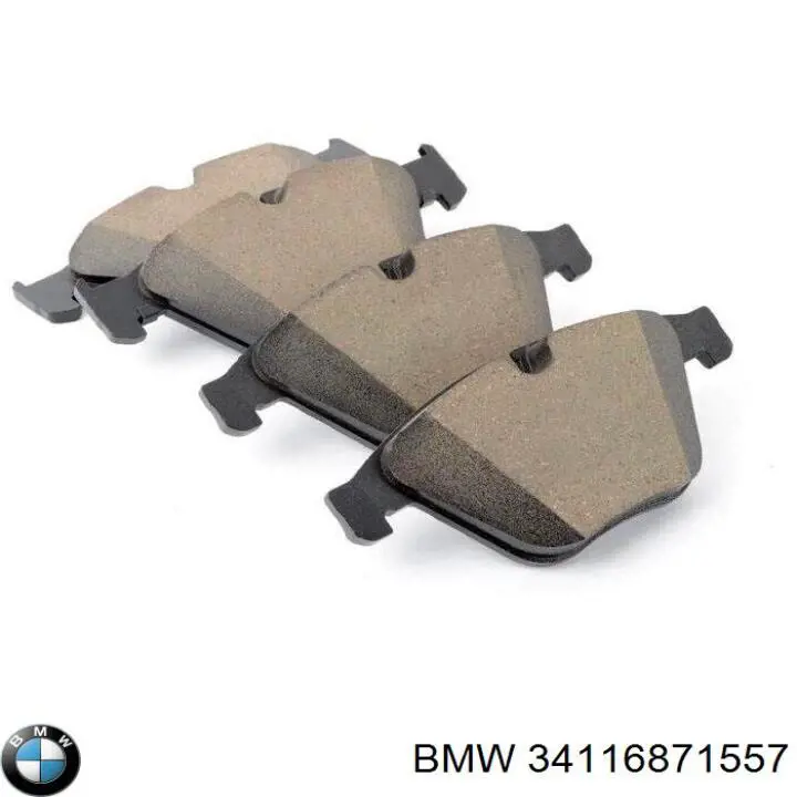 34116871557 BMW sapatas do freio dianteiras de disco
