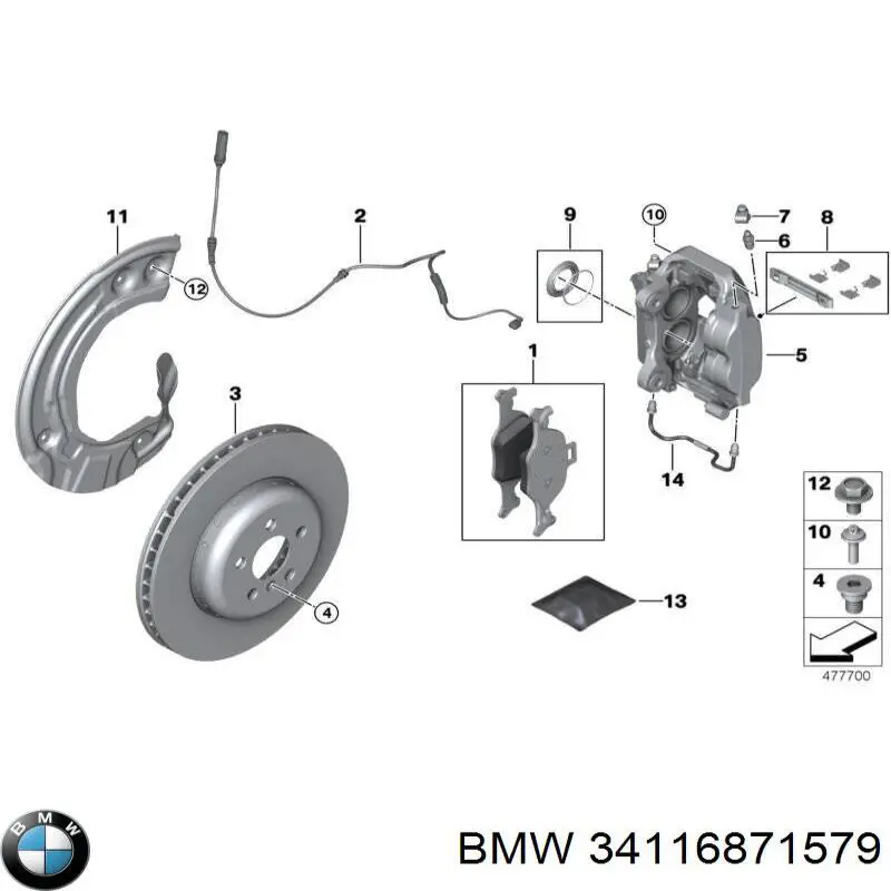 34116871579 BMW 