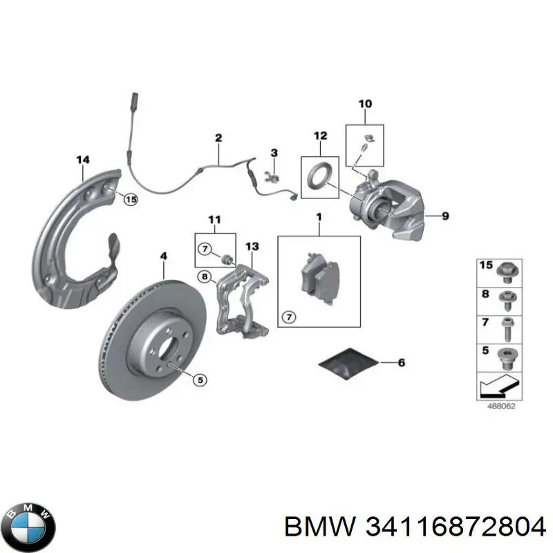 34116872804 BMW 