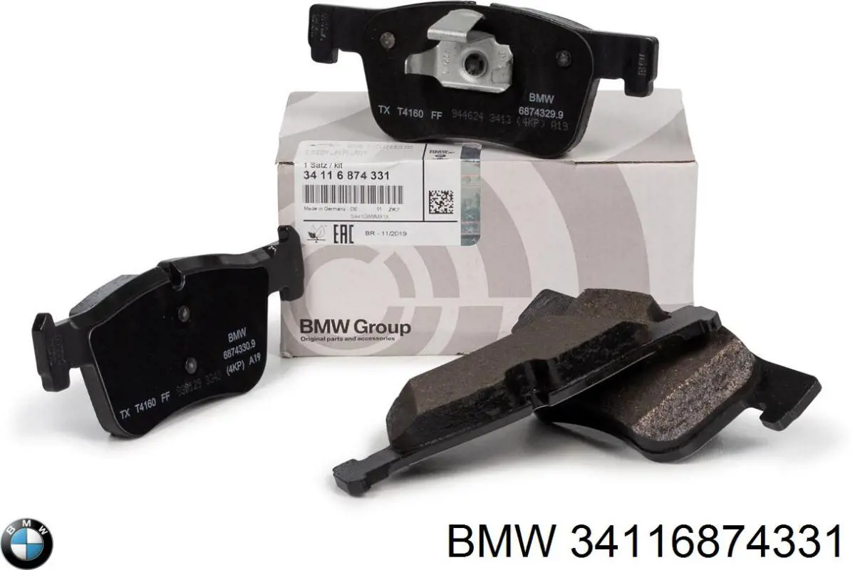 34116874331 BMW Колодки передние
