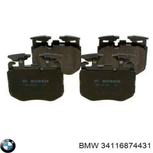 34116874431 BMW Колодки передние