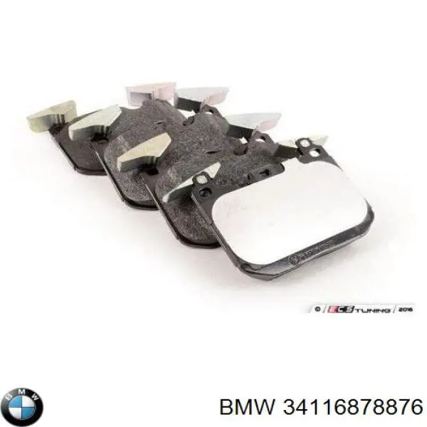 Compre 34116878876 BMW Sapatas do freio dianteiras de disco