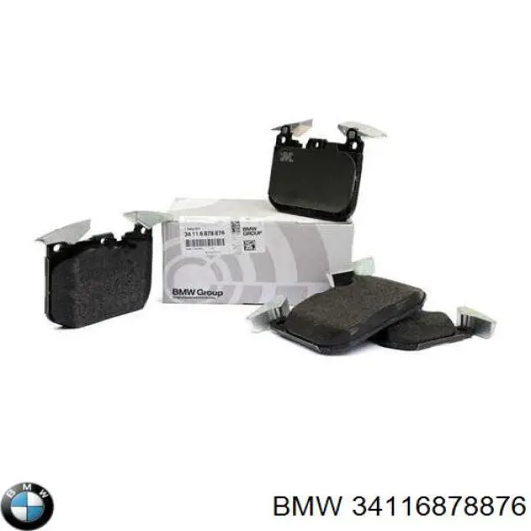 34116878876 BMW Sapatas do freio dianteiras de disco