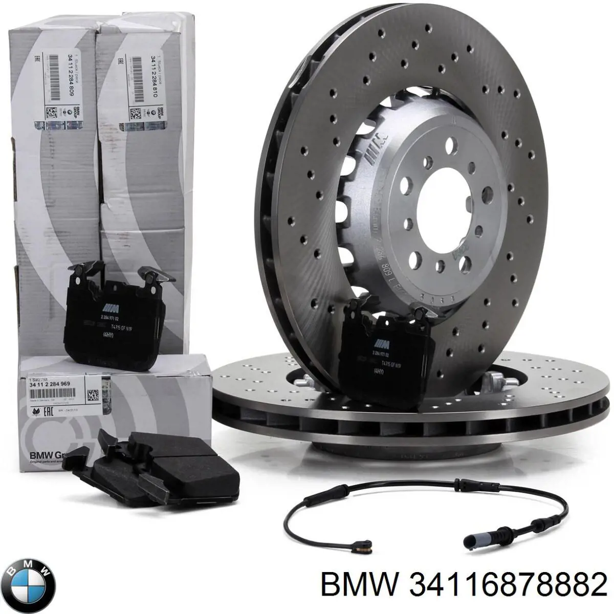 Sapatas do freio dianteiras de disco BMW 34116878882 preço, a partir de 111,54 USD