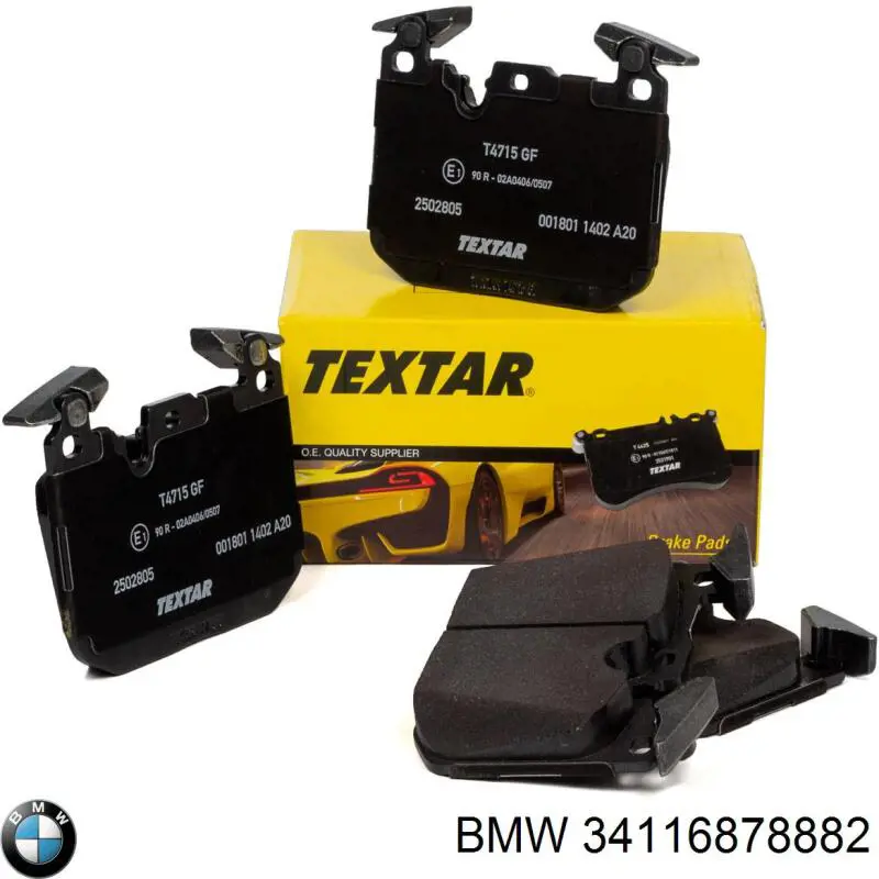 Compre 34116878882 BMW Sapatas do freio dianteiras de disco