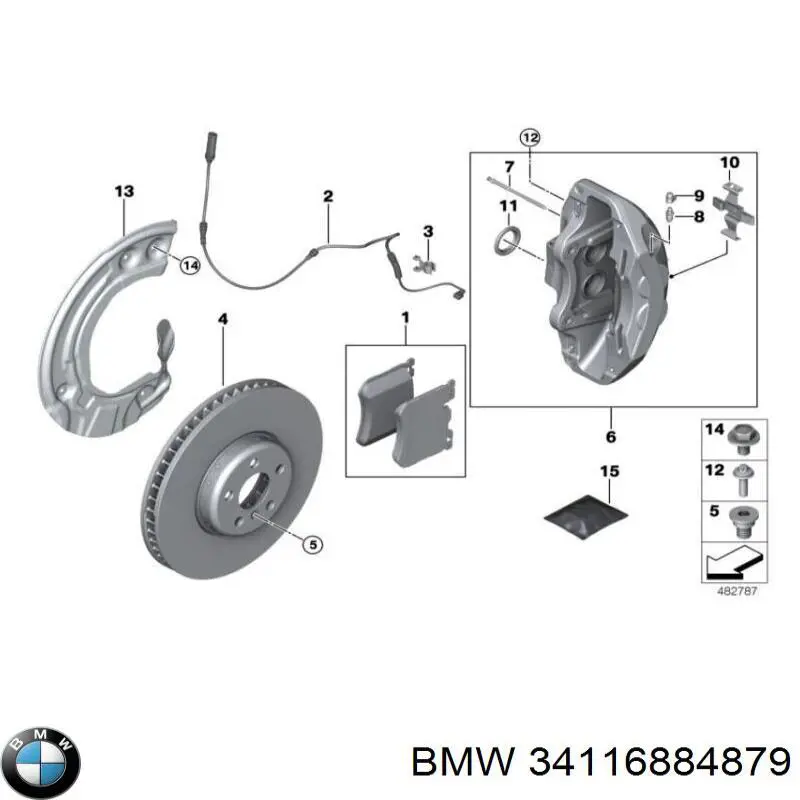 34116884879 BMW 