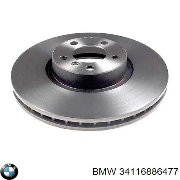 Передние тормозные диски 34116886477 BMW